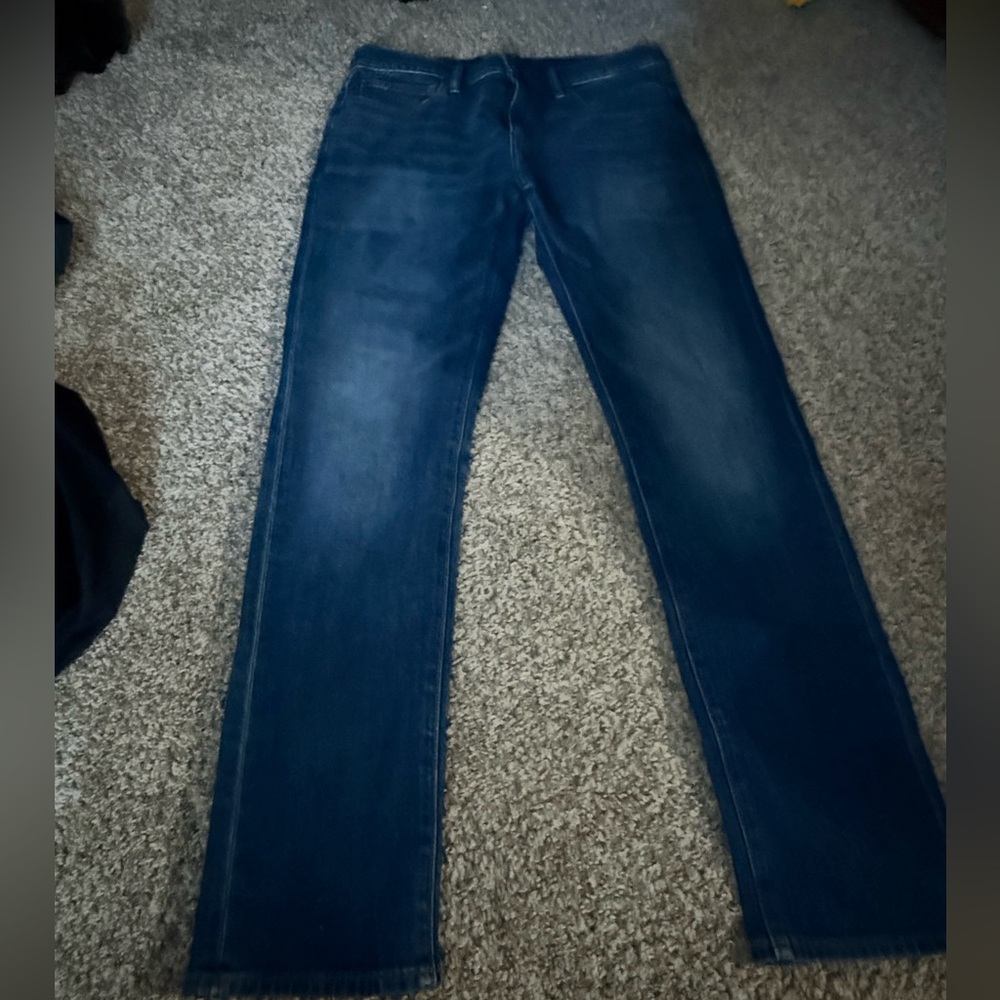 J. Crew Men's Slim Jeans in Deep Blue